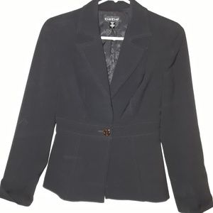 Preowned gorgeous bebe black lined blazer size 0